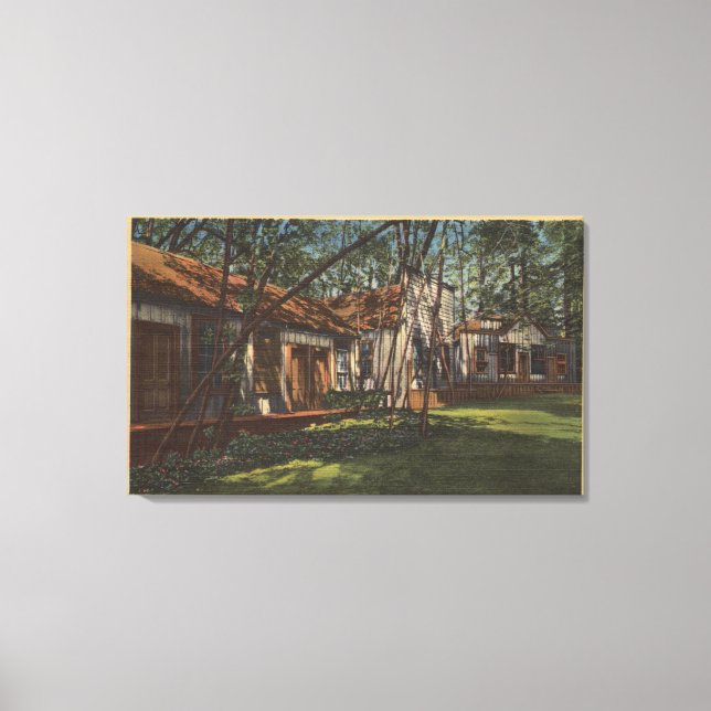 Santa Cruz County, CA - Pioneer Town Canvas Print (Front)