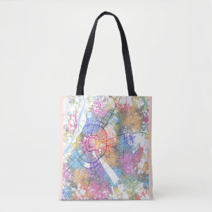 Santa Cruz de la Sierra Bolivia City Map Tote Bag