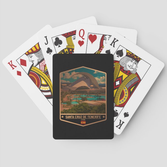 Santa Cruz de Tenerife Playing Cards (Back)