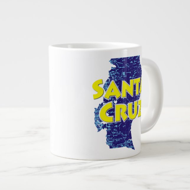 Santa Cruz Large Coffee Mug (Front Right)