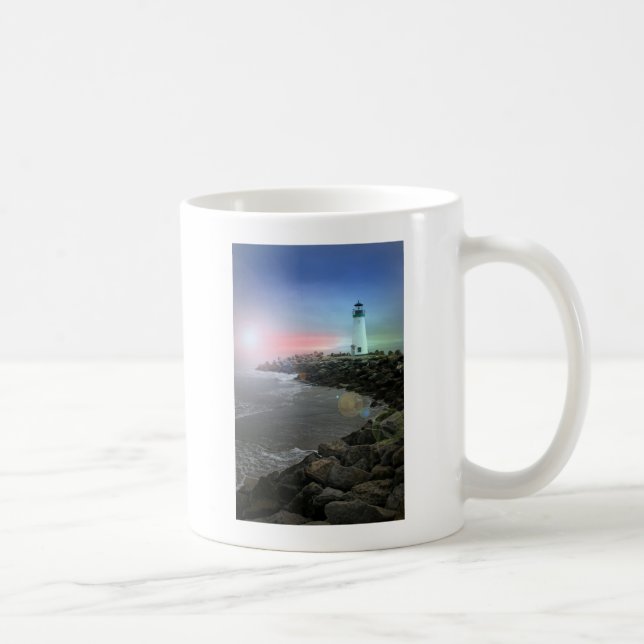 Santa Cruz Lighthouse Coffee Mug (Right)