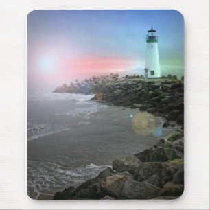 Santa Cruz Lighthouse Mouse Pad