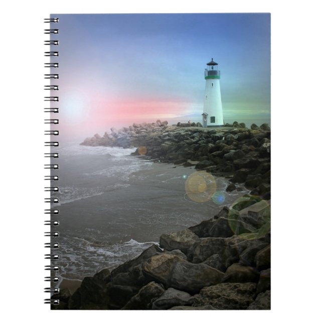 Santa Cruz Lighthouse Spiral Notebook (Front)