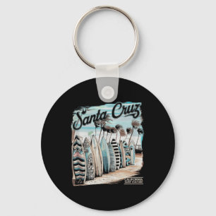 Santa Cruz Men Women California Retro Sunset Vinta Key Ring