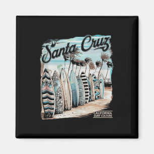 Santa Cruz Men Women California Retro Sunset Vinta Magnet