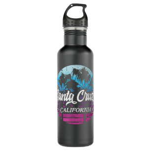 Santa Cruz Retro California Beach Sunset vintage m 710 Ml Water Bottle