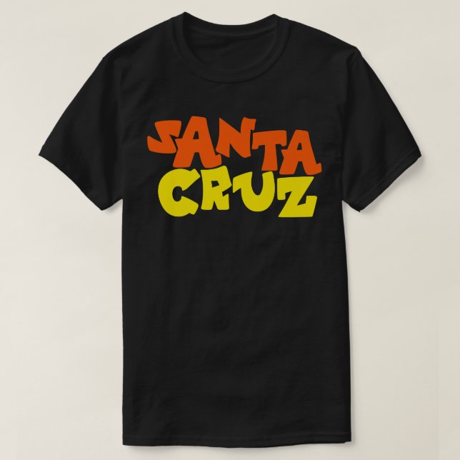Santa Cruz Retro Funk Skateboards Gift Skater Skat T-Shirt (Design Front)