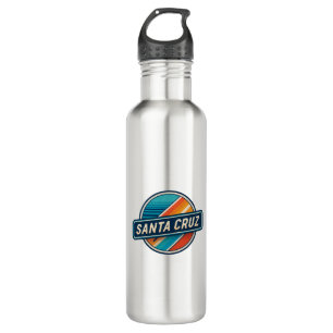Santa Cruz Retro Vintage Circular Beach California 710 Ml Water Bottle