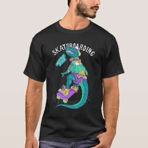 Santa Cruz Retro Vintage  Dinosaur Skateboard Skat T-Shirt
