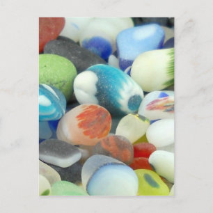 Santa Cruz Sea Glass Postcard