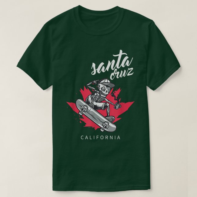 Santa Cruz Skateboard Surf Skate Skateboard Street T-Shirt (Design Front)
