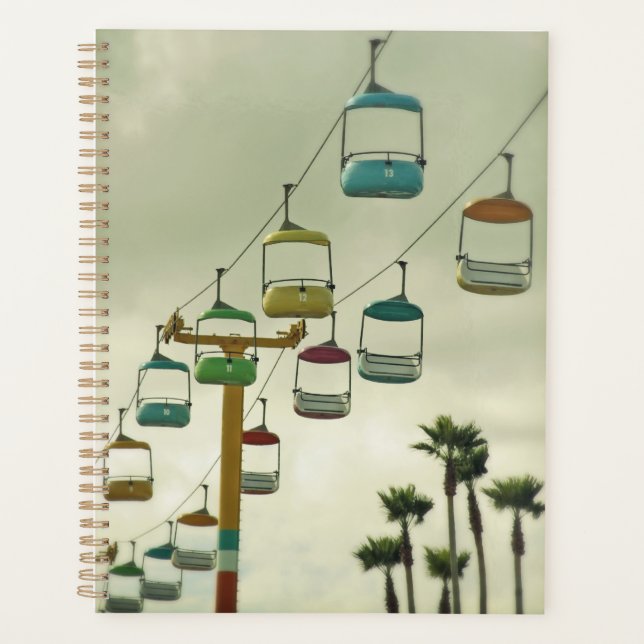 Santa Cruz Sky Gliders Mid-Century Modern Style Planner (Front)