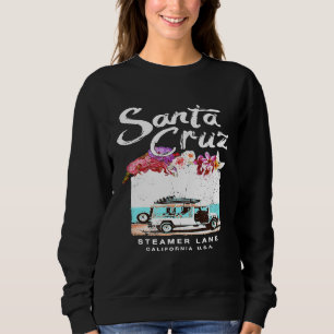 Santa Cruz Surf Van Vintage Surfing California Sweatshirt