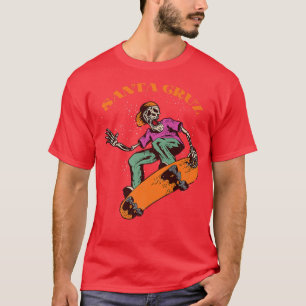 Santa Cruz Vintage Skeleton Skateboarder T-Shirt