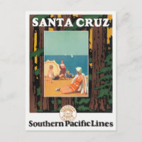 Santa Cruz Vintage Travel Poster 1926