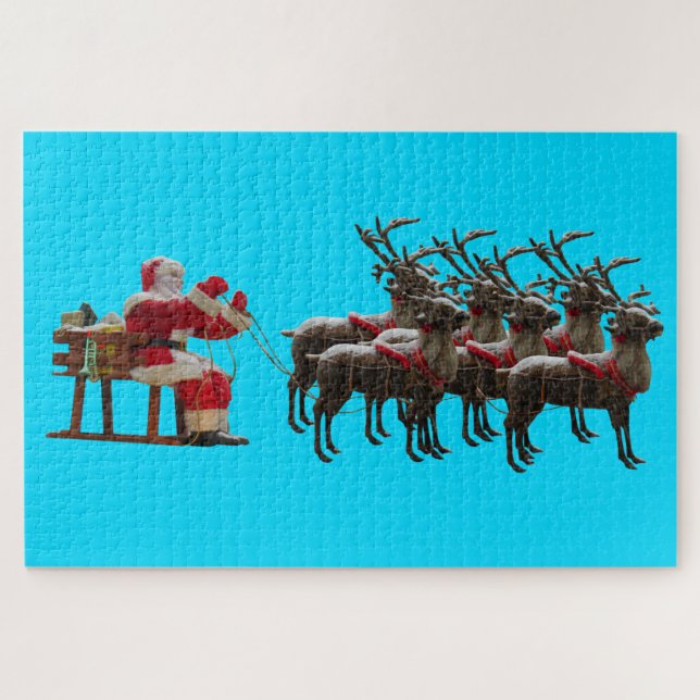 Santa & Deers Puzzle (Horizontal)