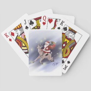 Santa Delivers Playing Cards
