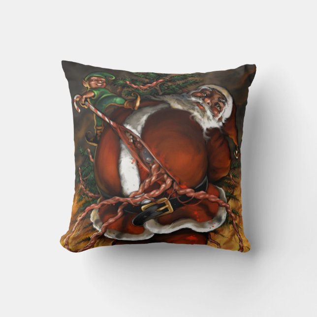 Santa Disemboweled Pillow (Front)