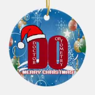 SANTA DO CHRISTMAS ORNAMENT DOCTOR OPTOMETRY