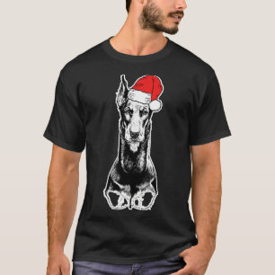 Santa Doberman Pinscher Dog Ugly T-Shirt