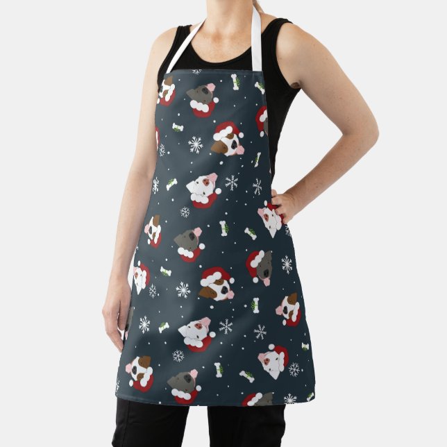 Santa Dogs Apron (Insitu)