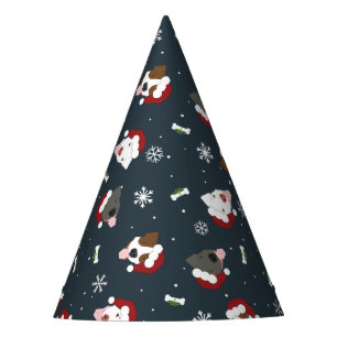 Santa Dogs Party Hat