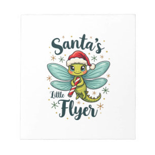 Santa Dragonfly Notepad