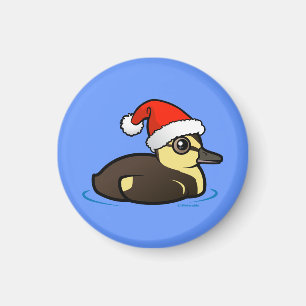 Santa Duckling Magnet