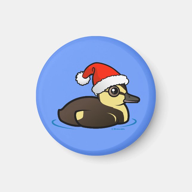 Santa Duckling Magnet (Front)