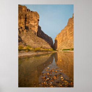 Santa Elena Canyon And Rio Grande At Sunrise Poster