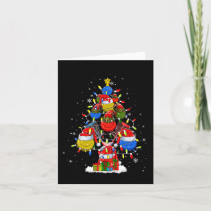 Santa Elf Disc Golf Ball Tools Xmas Tree Men Playe Card