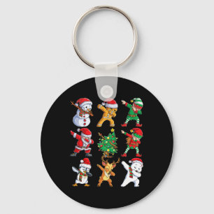 Santa Elf Friends Christmas Boys Girls Men Xmas Da Key Ring