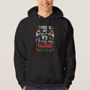 Santa Elf Gamer Video Game Games This Is My Christ Hoodie