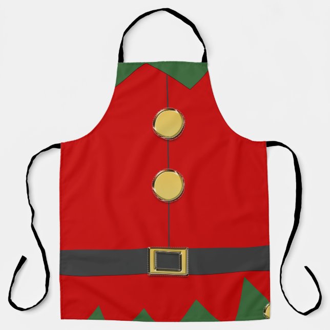 santa elf helper apron (Front)