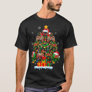 Santa Elf Reindeer Game Controllers Colourful Xmas T-Shirt
