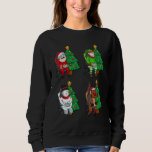 Santa Elf Reindeer Snowman Gamer Christmas Pajama  Sweatshirt<br><div class="desc">Santa Elf Reindeer Snowman Gamer Christmas Pajama Gaming</div>