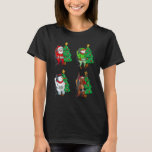 Santa Elf Reindeer Snowman Gamer Christmas Pajama  T-Shirt<br><div class="desc">Santa Elf Reindeer Snowman Gamer Christmas Pajama Gaming</div>