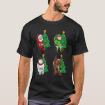 Santa Elf Reindeer Snowman Gamer Christmas Pajama  T-Shirt<br><div class="desc">Santa Elf Reindeer Snowman Gamer Christmas Pajama Gaming</div>