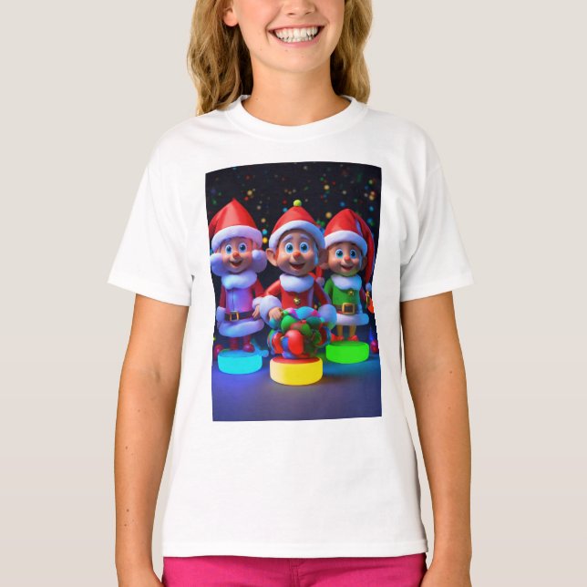 Santa Elves T-Shirt (Front)