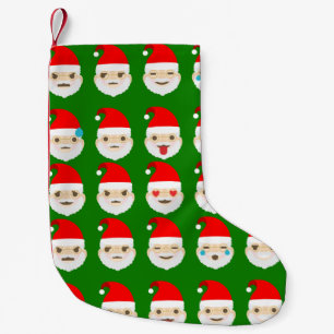 santa emoji emoticons stocking