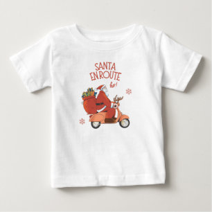 Santa enroute  baby T-Shirt