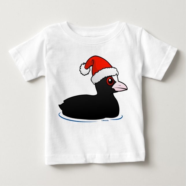 Santa Eurasian Coot Baby T-Shirt (Front)