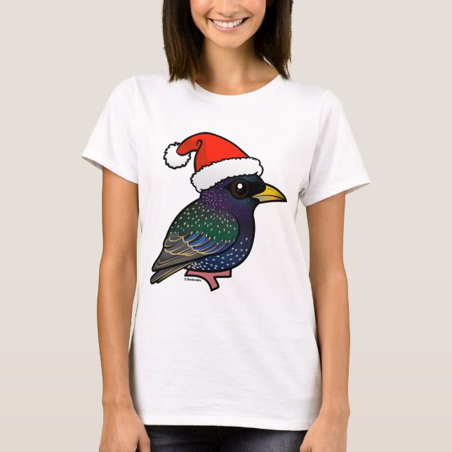 Santa European Starling T-Shirt (Front)