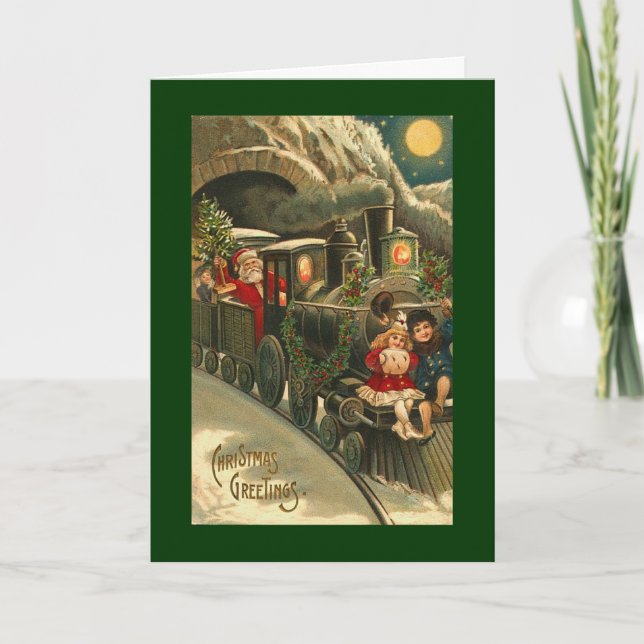 Santa Express Holiday Card (Front)