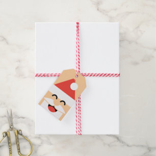 Santa Face Christmas  Gift Tags