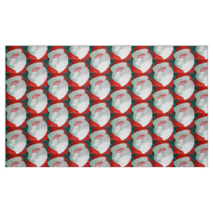 Santa Face Fabric