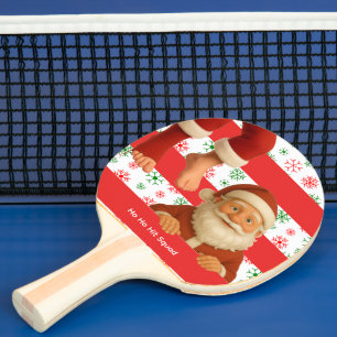 Santa Face North Pole Spirits Christmas Paddle