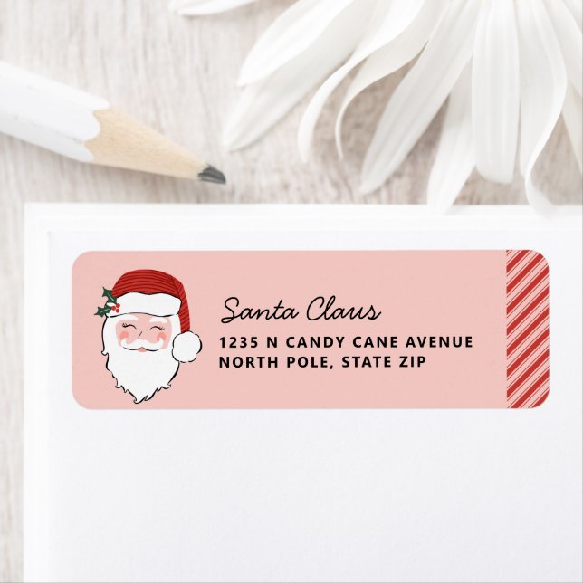 Santa Face | Pink and Red (Insitu)