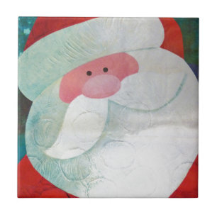 Santa Face Tile