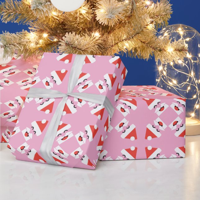 Santa Face Wrapping Paper (Holidays)